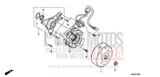 GENERATOR (CRF100F) CRF100FB de 2011